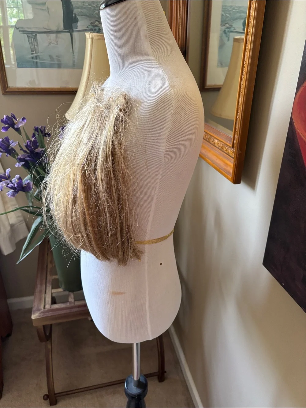 Natural Golden Blonde Clip-In Real hair